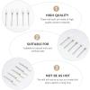 5-Piece Ceramic Nail Drill Bits, Silver, for Pedicure and Manicure view 4