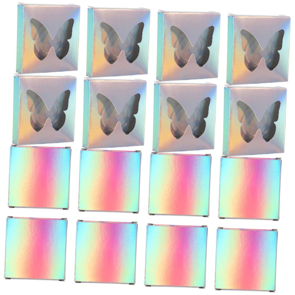 AUTSUPPL Eyelash Storage Boxes, Lightweight and Securely Closable, 30-Pack, Paper and PVC
