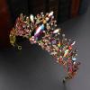 Nvzi Bridal Wedding Tiara Crystal Rhinestone Headband for the Bride (AB) M51 view 4