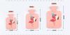 Codulu 500 ml Hot Water Bottle with Flamingo Fleece Cover view 4