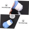 AUTSUPPL Set of 3 Travel Bottles, Refillable 38 ml Silicone Containers for Shampoo and Shower Gel view 2
