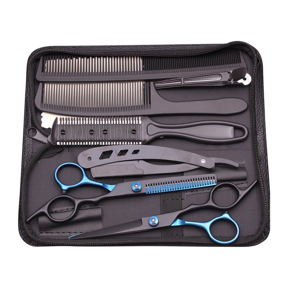 Professional Stainless Steel Hair Cutting Scissors Set