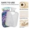 Hot Water Bottle with Lavender Field and Butterfly Design, Hot or Cold Water Bottle with Soft Cover, for Menstrual Cramps and Pain Relief, 1 L view 4