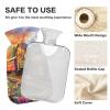 Mountain Train Adventure Green Hot Water Bottle with Soft Cover, 1 Liter view 4