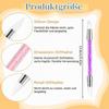 3-Piece Silicone Nail Art Brush Set, Double-Ended Sculpting Tools view 2