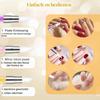 3-Piece Silicone Nail Art Brush Set, Double-Ended Sculpting Tools view 4