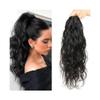 20,371,1 cm Body Wave Clip-In Ponytail Hairpiece, Human Hair, Natural Black view 1