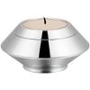 Small Stainless Steel Keepsake Urn for Ashes with Tealight Holder view 1