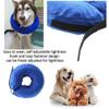 FANSU Inflatable Recovery Collar for Dogs and Cats, Adjustable, Comfortable Protective Cone, L, Blue view 2