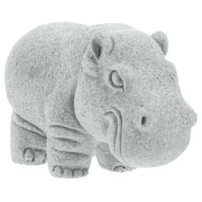 BUGUUYO Hippo Statue Resin Aquarium Decor