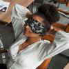 Sleep Mask with Ear Protection - Brown Horse Design view 3