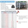 Aquarium Stand for 10–30 Gallon Tanks with Locking Casters view 2