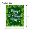 fifbird St. Patrick’s Day Throw Blanket for Babies and Toddlers, Small Green Shamrocks, Soft Plush Fleece view 2