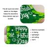 fifbird St. Patrick’s Day Throw Blanket for Babies and Toddlers, Small Green Shamrocks, Soft Plush Fleece view 4