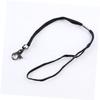 BUGUUYO 4-Piece Adjustable Dog Grooming Harness with Holder, Durable Grooming Loop, Black, Round Buckle view 2