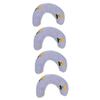 BUGUUYO 4-Pack U-Shaped Pet Neck Support Cushions for Cats, Dogs, and Small Animals view 1