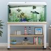 Aquarium Stand for 10–30 Gallon Tanks with Wheels, Steel Shelving Unit view 1