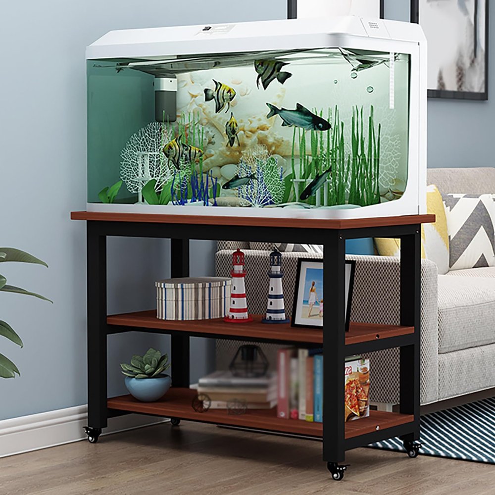 Aquarium Stand for 10–30 Gallon Tanks with Wheels