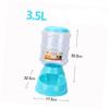 Automatic Pet Feeder, 3.5 L, Blue Plastic view 2
