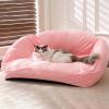 Plush Sofa Bed for Small and Medium Dogs and Cats, Four-Season Pet Bed view 3