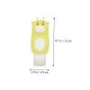 Portable Silicone Shampoo Bottles, 2-Pack, 90 ml and 70 ml view 2