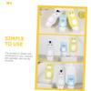 Portable Silicone Shampoo Bottles, 2-Pack, 90 ml and 70 ml view 4