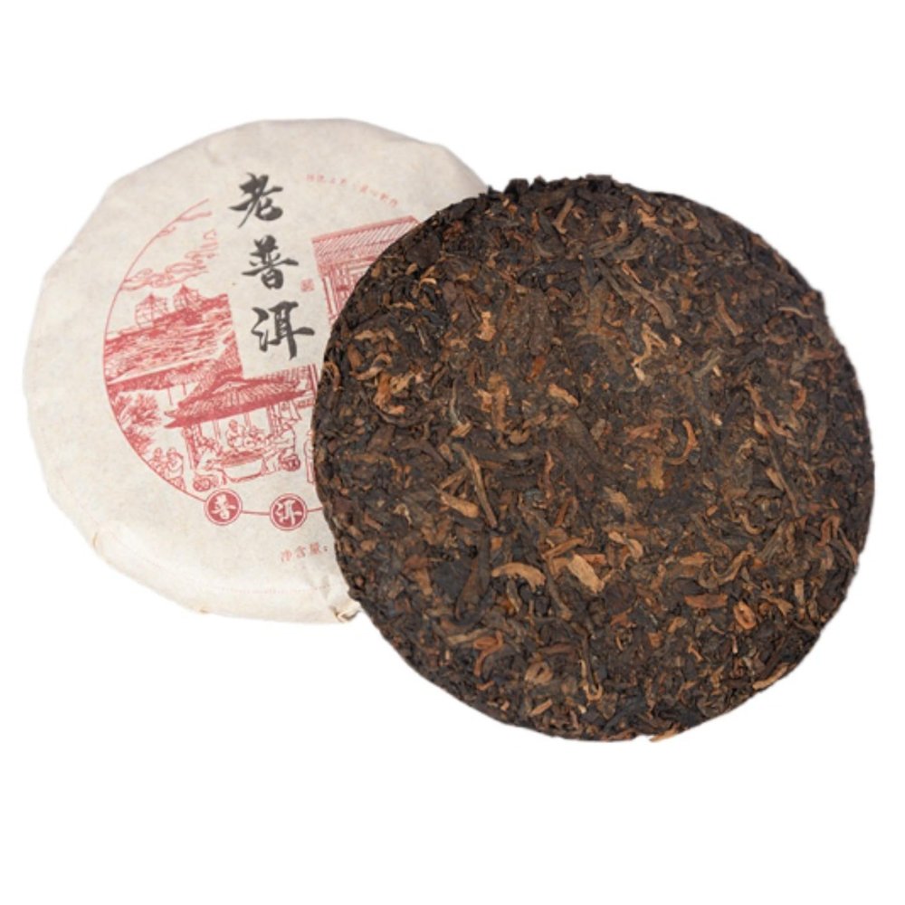 Yunnan Aged Fragrant Pu-erh Black Tea, Aged Ripe Tea, 100 g × 10 Pieces, Menghai Style, Spring Tea