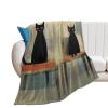 Soft Cozy Flannel Throw Blanket, 60 x 80 in, Lightweight Plush Blanket for Sofa, Home, Travel and Camping view 1