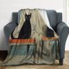 Soft Cozy Flannel Throw Blanket, 60 x 80 in, Lightweight Plush Blanket for Sofa, Home, Travel and Camping view 4