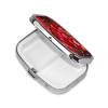 2-Compartment Pill Case, Red Hearts Love view 4