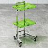 ZDMZR Salon SPA Beauty Hairdressing Trolley, Green view 1