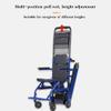 HZWJD Electric Stair-Climbing Wheelchair, Foldable, 250 W, 169 kg Capacity, Blue view 4