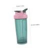 Supvox PP Protein Shaker, Green Blender Bottle with Innovative Mixing Mechanism for Lump-Free Protein Shakes view 2