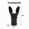 Biglumin Adjustable Resistance Lung Trainer, ABS + Silicone, Black view 2