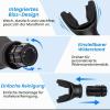 Biglumin Adjustable Resistance Lung Trainer, ABS + Silicone, Black view 3