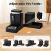 ZOMISIA Automatic Feeder for Cats/Dogs, 3 L x 2, Black view 4