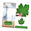 Supvox Durable Plastic Feeding Bowl in Green Maple Leaf Shape for Reptiles view 3