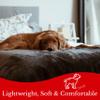 eBoutik Fluffy Winter Pet Blanket for Dogs and Cats, 100 x 140 cm, Soft, Warm, Machine Washable, Red view 4