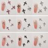 Avejjbaey 10-Piece Retro Alloy Cross Nail Charms view 4