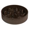 JACK AND VANILLA Eco-Friendly Slow-Feeder Bamboo Bowl for Dogs, 1,430 ml, 21 cm, Natural Brown view 1