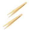 Kisangel 2-Piece Wooden Tweezers for Reptile Feeding view 1
