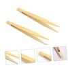 Kisangel 2-Piece Wooden Tweezers for Reptile Feeding view 3