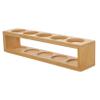 Beige Bamboo 5-Slot Essential Oil Holder view 1