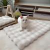 Plush Cat Bed Mat, Washable Non-Slip Pet Mat view 3
