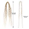 24-Inch Dreadlock Ponytail Extension, 5 Strands view 3