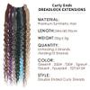 24-Inch Dreadlock Ponytail Extension, 5 Strands view 4