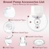 2 Complete Milk Collection Cup Sets with 19 mm Flanges for Momcozy S12 Pro/S9 Pro, NOT S9/S12 view 2