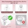 2 Complete Milk Collection Cup Sets with 19 mm Flanges for Momcozy S12 Pro/S9 Pro, NOT S9/S12 view 3