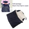Fleece-Lined Plaid Wheelchair Blanket view 3