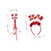WRITWAA Heart Hair Accessory Set with Glitter and Fairy Wand for Valentine's Day view 2